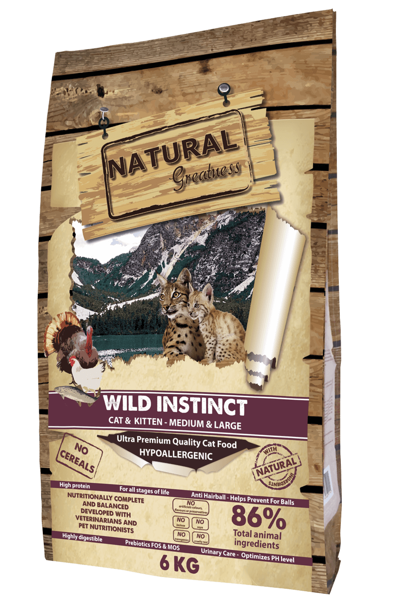 Natural Greatness Receta Wild Instinct para GATO- Ultra Premium